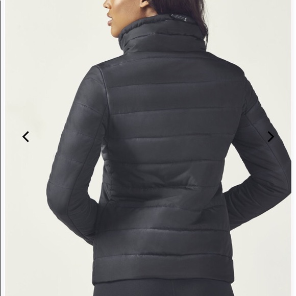 Fabletics Misha Puffer Jacket Black Coat Size 2X - Picture 2 of 8